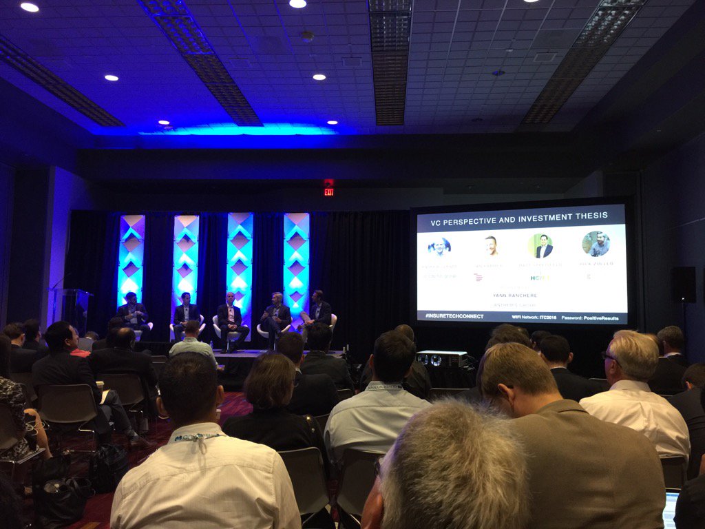 robmoff's tweet photo. Good to see fellow Europeans Jan Hammer @tek_fin holding court at #insuretechconnect https://t.co/fAu2H7i6wH