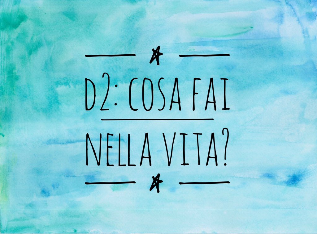 Unangolodigioia's tweet image. Cosa fate nella vita? D2 (Ricordati di rispondere con R2) #ITBlogChat @ITBlog_RT