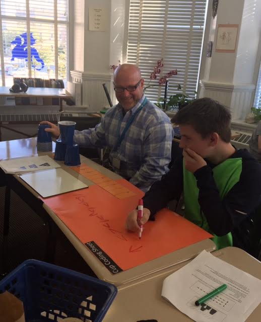 BaltimoreLab's tweet photo. Today's #MiddleSchool #WednesdayActivity included a #robot cup stacking challenge! #UnpluggedatLab #STEM https://t.co/v3ELtrCl7A
