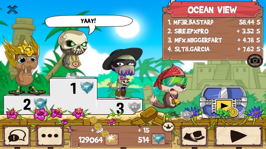 _just_bastard's tweet photo. Get on my level, son! #funrun2 #EPXPRO #Niiggerfart #GARCIA https://t.co/lkrj5BQRLQ