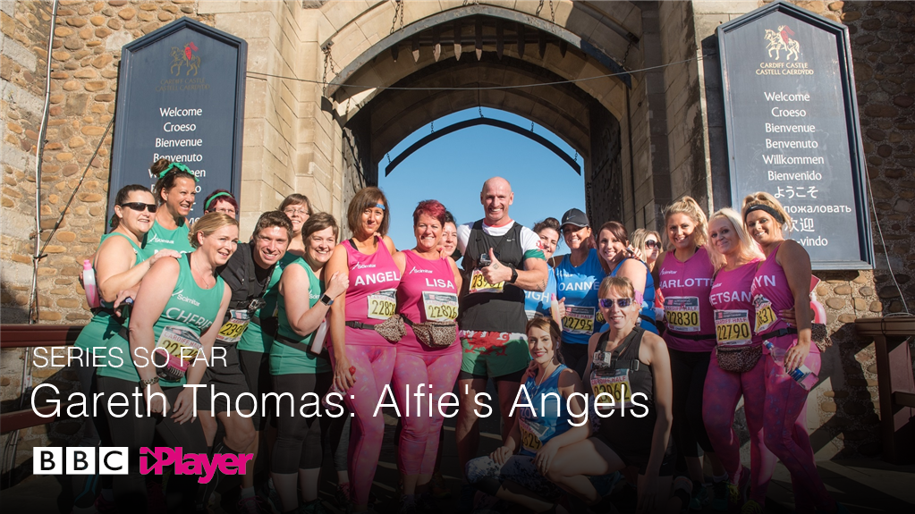 BBCWales's tweet photo. 🏃🏻 Laugh, cry &amp; sweat all over again with episodes 1-3 of Gareth Thomas: #AlfiesAngels

📲 Now on @BBCiPlayer » https://t.co/3JZzbDXotV https://t.co/Hm5WGUXfkw
