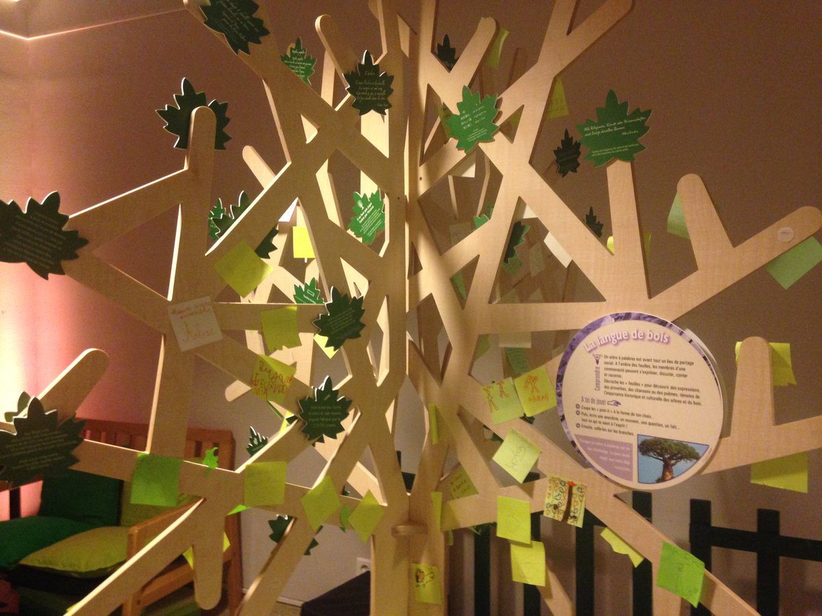 Amcsti's tweet photo. L'expo "Promenons-nous dans les bois" @Exploradome pour tout savoir sur le bois, l'éco-matériau de demain ! #OBCVitry https://t.co/uG8bbDYNgT