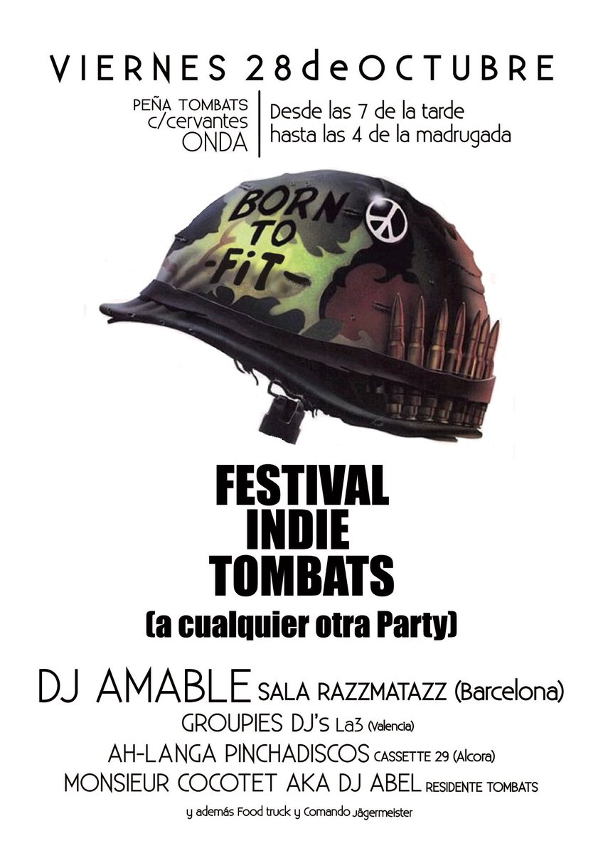 penyatombats's tweet photo. Açó ja va!!!! 9 horas non stop junto a los mejores djs y al Comando Jägermeister!! Ad+ ifood truck!! #FIT16 https://t.co/2ift3uf6Hu