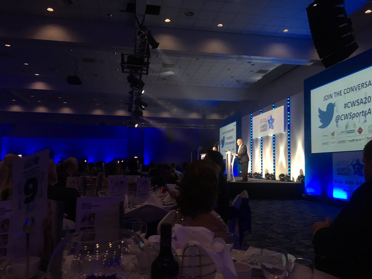 WaspsRugby's tweet photo. We are underway here at the 2016 @ChampionsCeleb @CWSportsAwards tonight @RicohArena #CWSA2016 https://t.co/RDOEBiLKaH