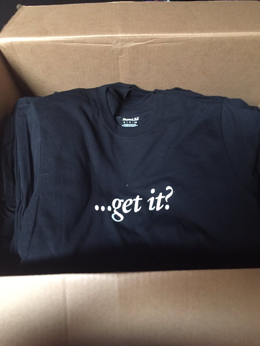 AMandelberg's tweet photo. The new shirt @TheRupple is selling on the road. Unfortunately @IAmJericho is the only one who will get......IT!!! https://t.co/KFUbY6oFjm