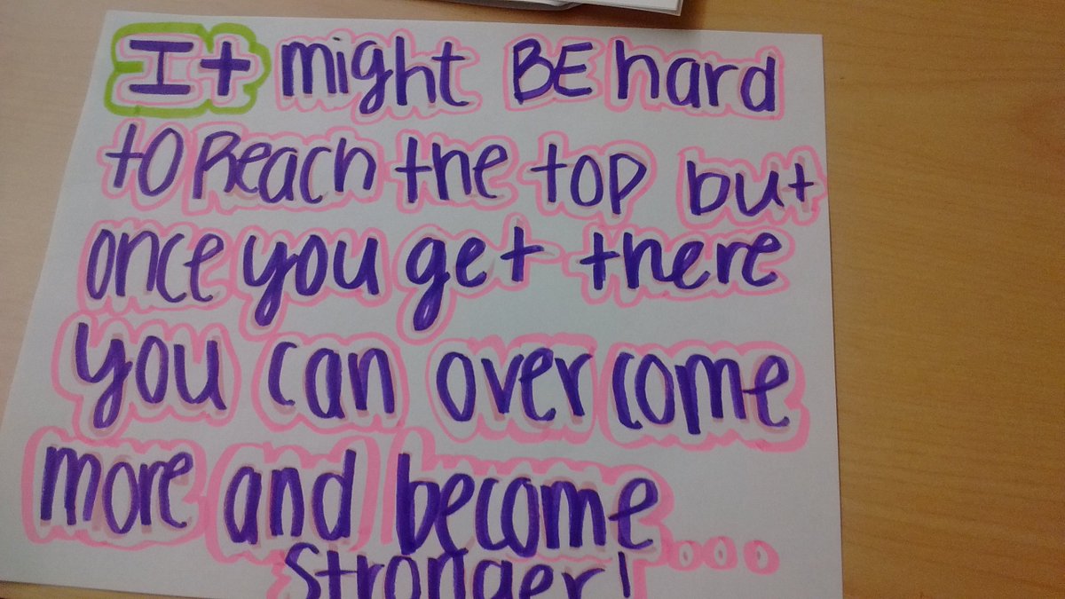 mhoughton44's tweet photo. Had my upperclassmen write advice for my freshmen to post in the room for 5th hour. Love what they say #WObethechange https://t.co/cdJmDgwWHf