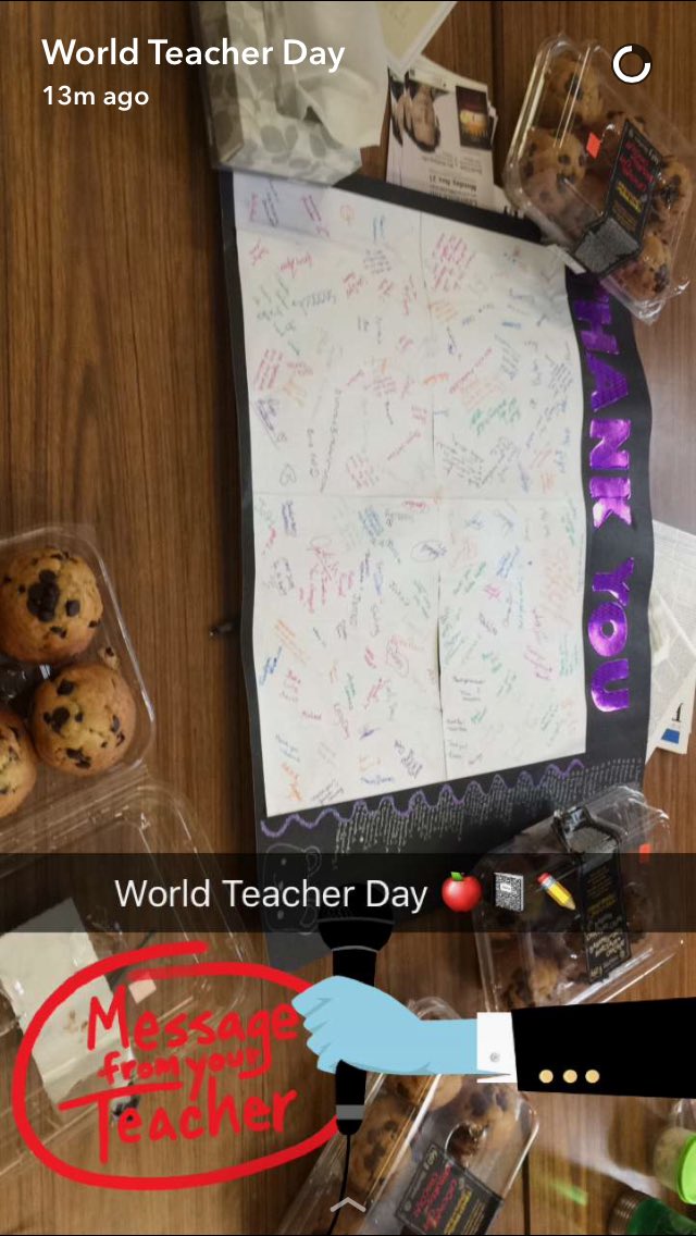 skybrassard's tweet photo. Celebrating all of the amazing teachers in this world! https://t.co/wF0kAbKT6X