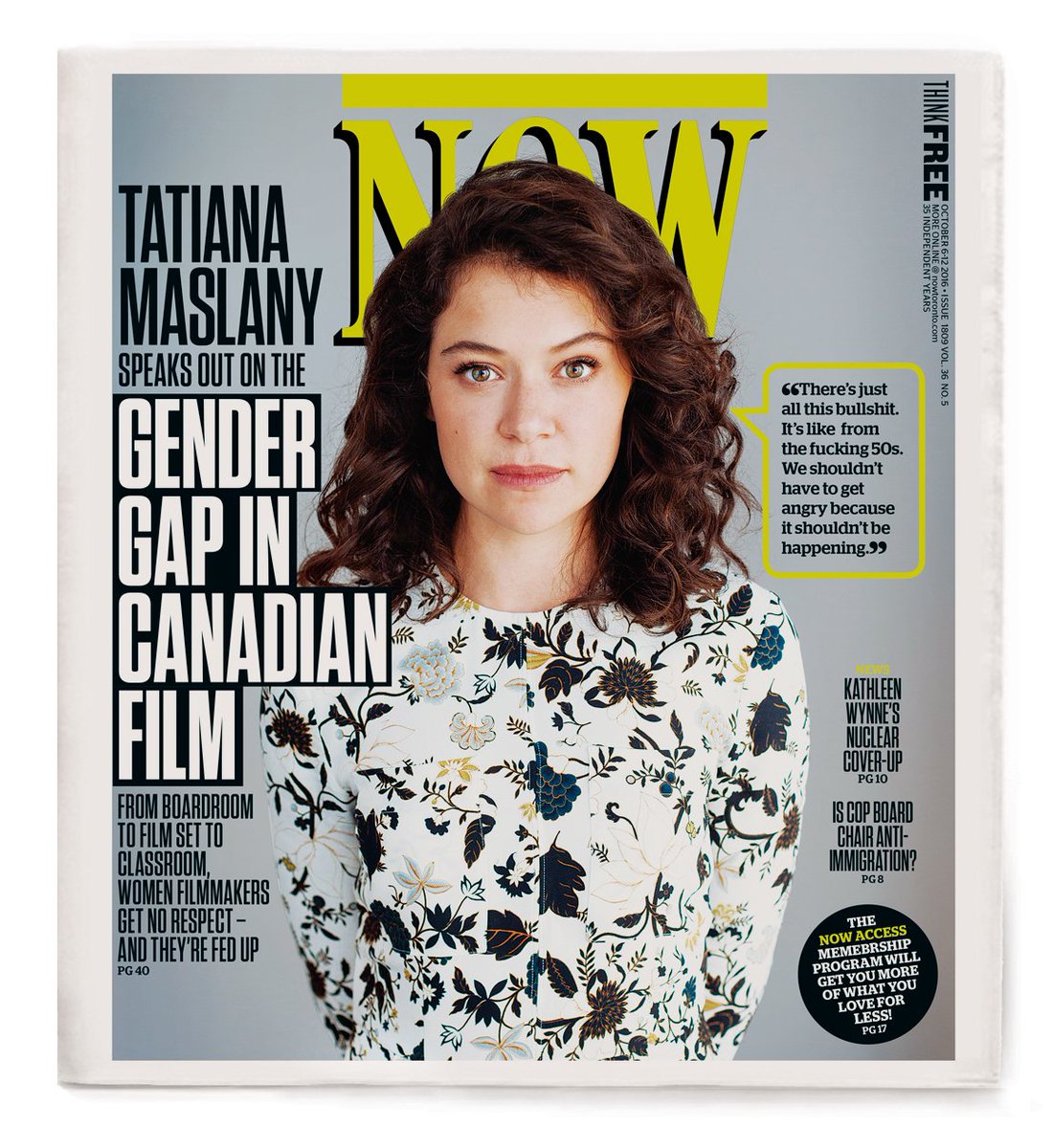 nowtorontopromo's tweet photo. Check out our new issue with information on how to become a @NOWaccessTO member! #nowtoronto #nowaccess https://t.co/4eT9IrHFoJ