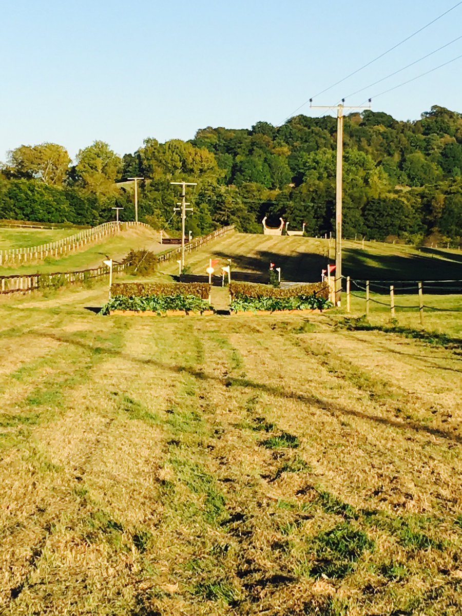 It's all systems go <a href="/LMEQ1/">Matthew Tarrant</a> today getting the last few bits of course topped ready for <a href="/LittletonHTs/">LittletonHorseTrials</a> #Eventing #LoveLMEQ
