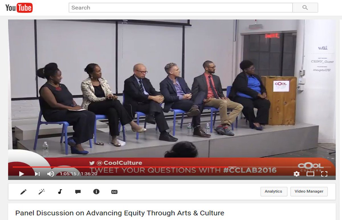 coolculture's tweet photo. For those who missed our #CCLab2016 live streamed panel discussion, you can still catch it on our youtube channel! https://t.co/WJ0f1rHFiH https://t.co/3GRxPDPFsD
