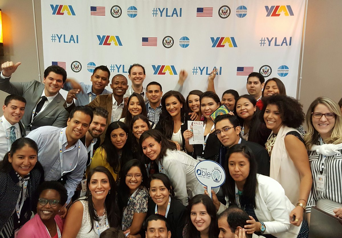 ninavaca's tweet photo. .@YLAINetwork  #YLAI Young Leaders of the Americas Initiative kickoff @AtlasCorps @MeridianIntl @ECAatState #YLAI2016 https://t.co/1jJ14PLLpa