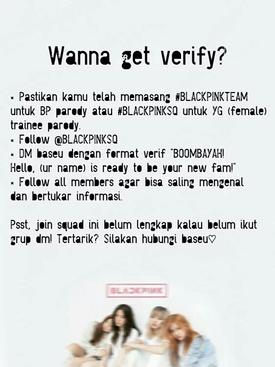 YG_ZONE's tweet photo. [!!!] YG_ZONE SUB Squad for BLACKPINK's roleplayer @BLACKPINKSQ  . so,for BLACKPINK's RP&amp;fans lets join this squad. https://t.co/vXbZLC1OGg
