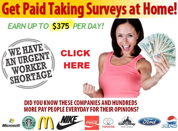 Large companies spend billions of dollars on surveys.They NEED your opinion and are willing to pay you for your help!bit.ly/2cTYaeF