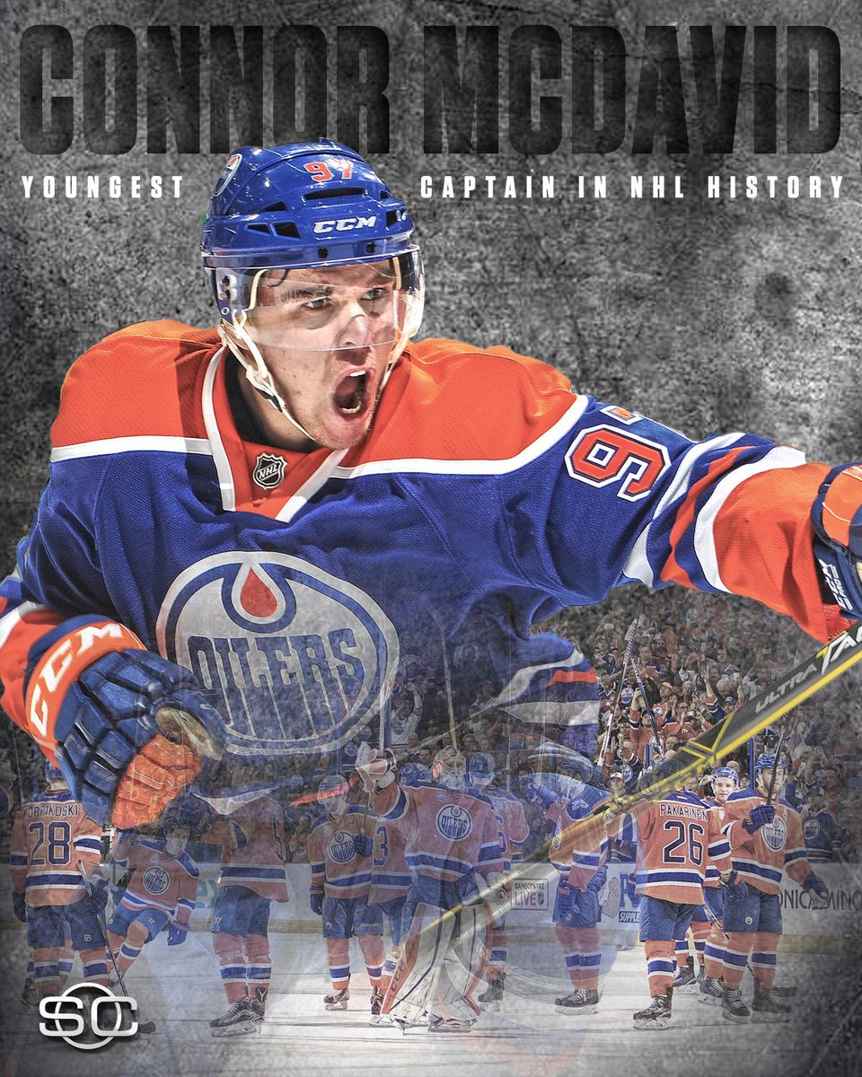 Edmonton Oilers name Connor McDavid captain, making him the youngest