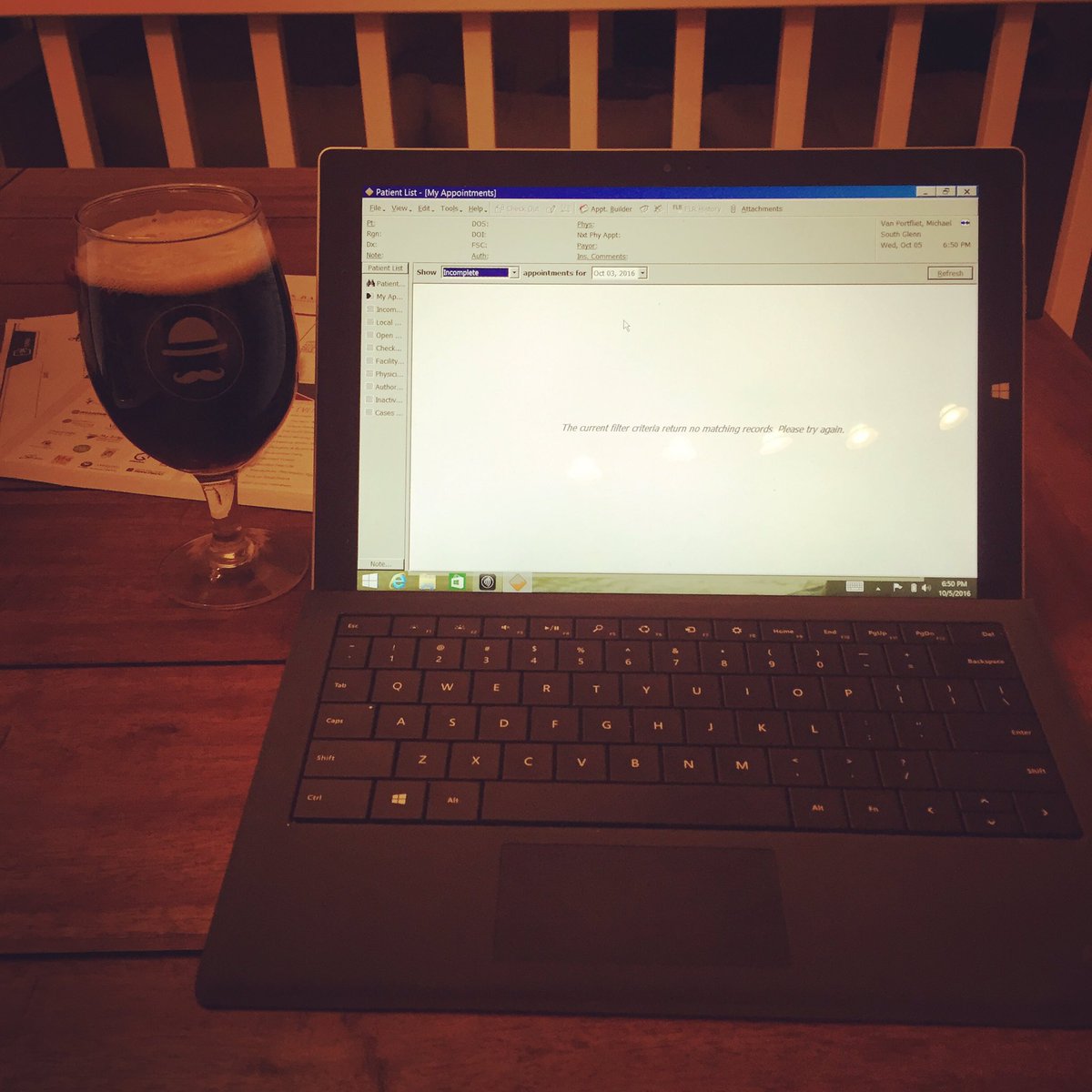 PAPT_SouthGlenn's tweet photo. How PTs spend their evenings..... #notesonnotesonnotes #beer #physicaltherapy #proactivesg #recoveryinmotion https://t.co/FzFQvuoDka