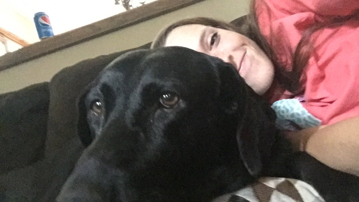 kenziefitz17's tweet photo. thanks for being my best friend and favorite cuddle buddy for the past 9 years, love you always mags💘 https://t.co/6hVSHr0gN1