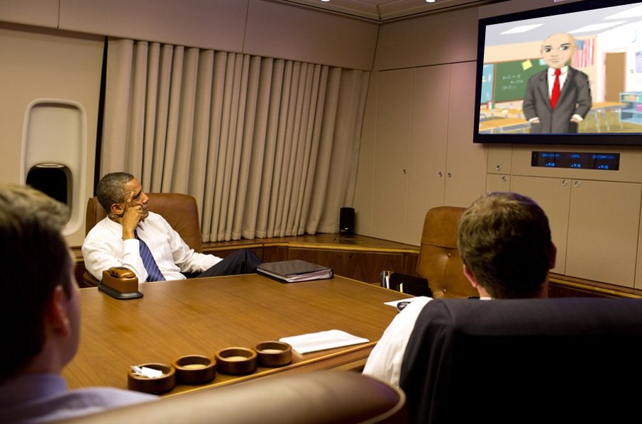 AlgebraHouse's tweet image. When the White House gets tp'd.