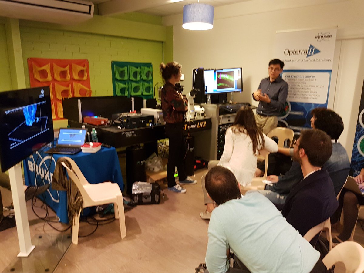 sossick's tweet image. Ablation and dynamic imaging workshop @bruker #MiFoBio -it&apos;s going to be another late night