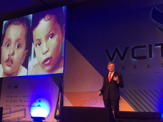 operationsmile's tweet photo. "We all play a part in finding solutions to global problems, the hardest part is stepping outside of our comfort zones." -Dr Magee #WCIT2016 https://t.co/UnmCsd5rSj