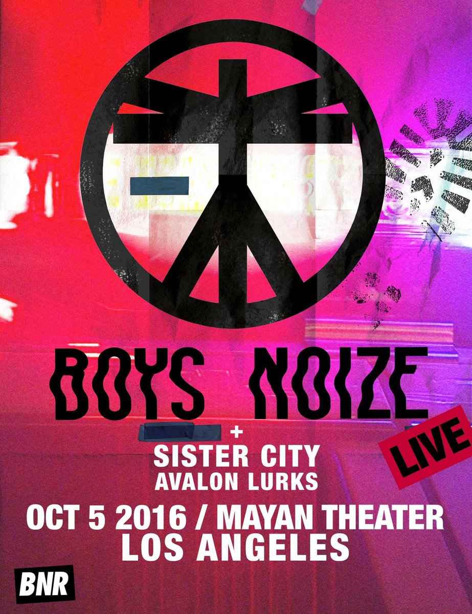 LOS ANGELES set times TONIGHT :
<a href="/AVALONLURKS/">avalonlurks</a> 930-1015
<a href="/SISTERCITYLTD/">SISTER CITY</a> 1015-11
NOIZE NOIZE : 1130 LIVE➕

don't sleep smarturl.it/BNLATix