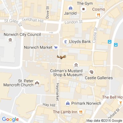 PoGoNorwich's tweet photo. Fearow is near Royal Arcade. Leaves at 22:01. You have 7m 38s! https://t.co/bfJwCucImO https://t.co/V1RBY8eiXI