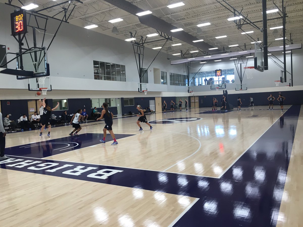 What a day for <a href="/byuwbb/">BYU Women's Hoops</a>!!! First practice in the new practice facility. So grateful to all the amazing donors that made this happen. #BYU