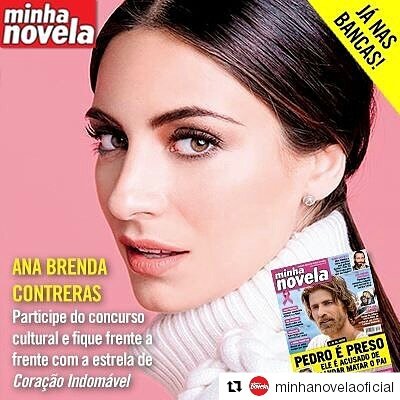 AnaBrecoWorldBr's tweet photo. Olha só quem é capa da revista @minhanovela dessa semana! Nossa maravilhosa @anabrendac  😍 E tem concurso rolando! https://t.co/ZgIE9ejCgZ