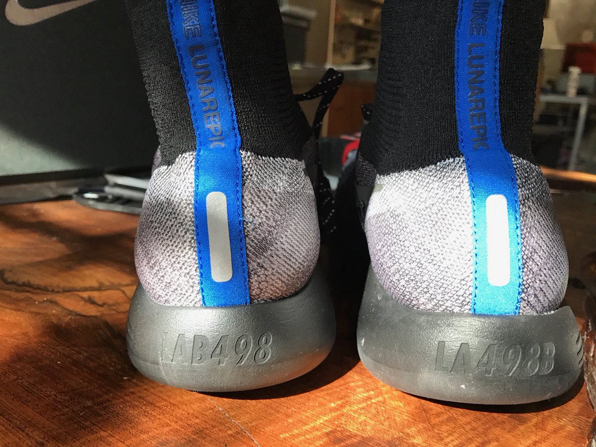 Trevor_Burgess's tweet photo. Got my @NIKEiD after 4 weeks (excited!) only to have LAB498 spelled wrong!? Have to send back and wait another 4 weeks? wtf @nike #PoorQC https://t.co/g7wS7srmRW