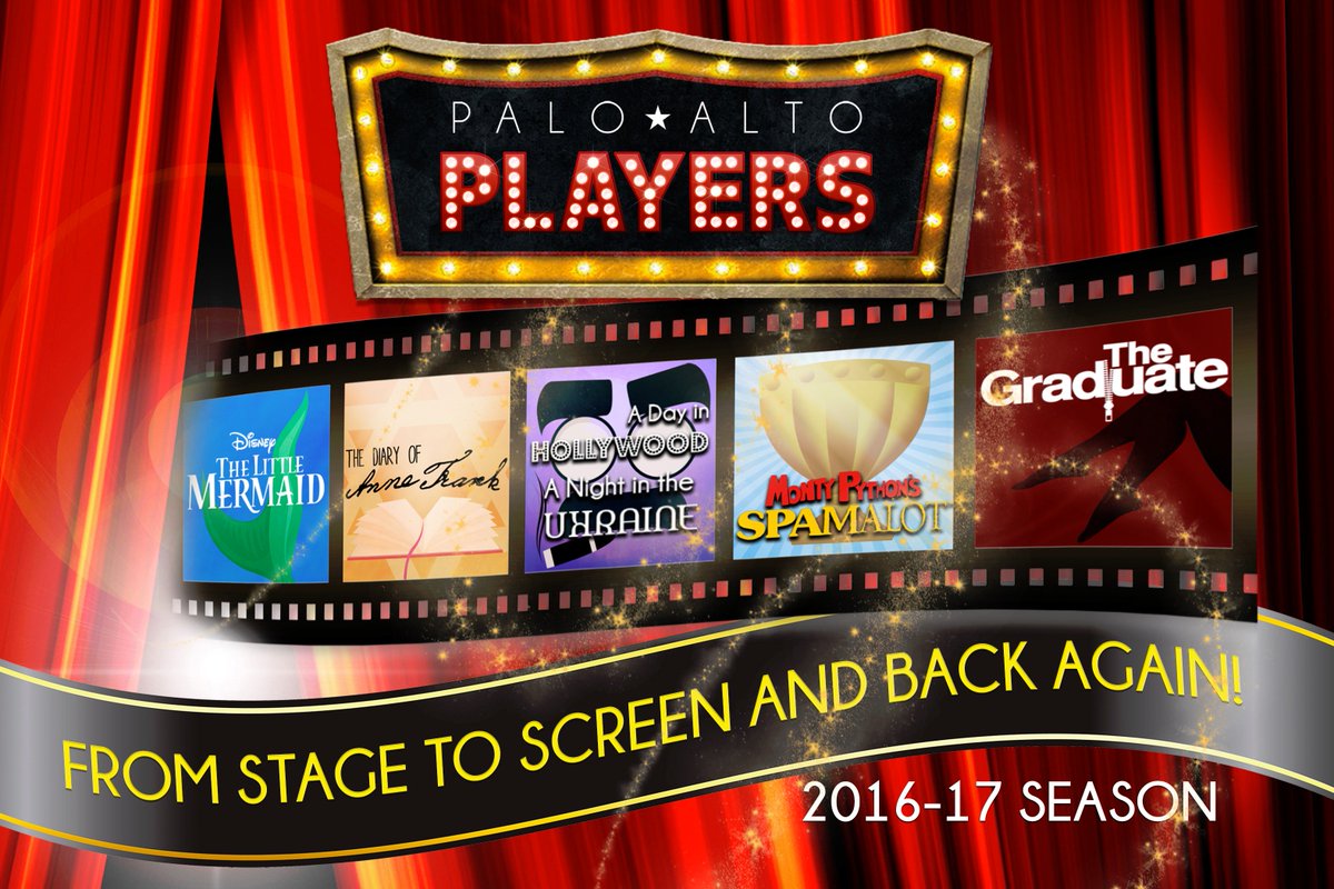 PaloAltoPlayers's tweet photo. Single Tix for the rest of our season are on sale NOW at https://t.co/qTbl1YV48h! #annePAP #hollywoodPAP #spamalotPAP #graduatePAP https://t.co/b7r7aNnNuA