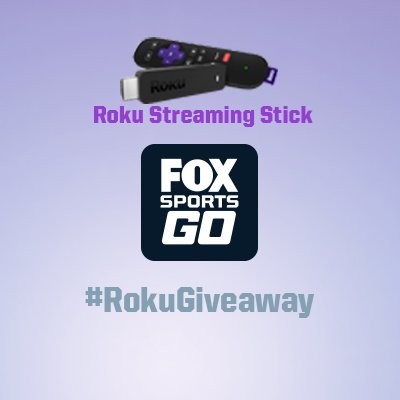 FanDuelSN_KC's tweet photo. Royals fans: #FOXSportsGO is now available on @RokuPlayer. The 10th person to RT this &amp; include #RokuGiveaway gets a Roku device. https://t.co/6KNTMzrgoR