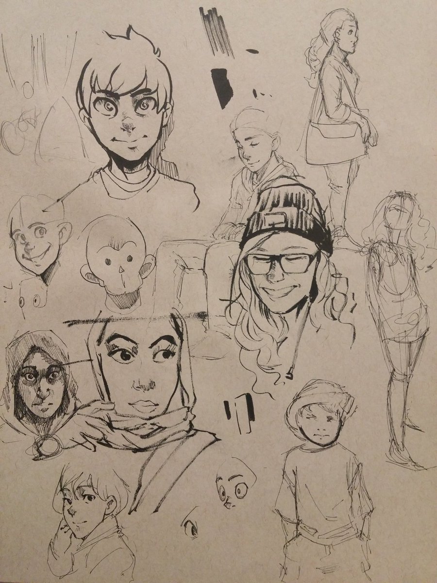 R-r-round 8!  It was almost exclusively ink at this point. 