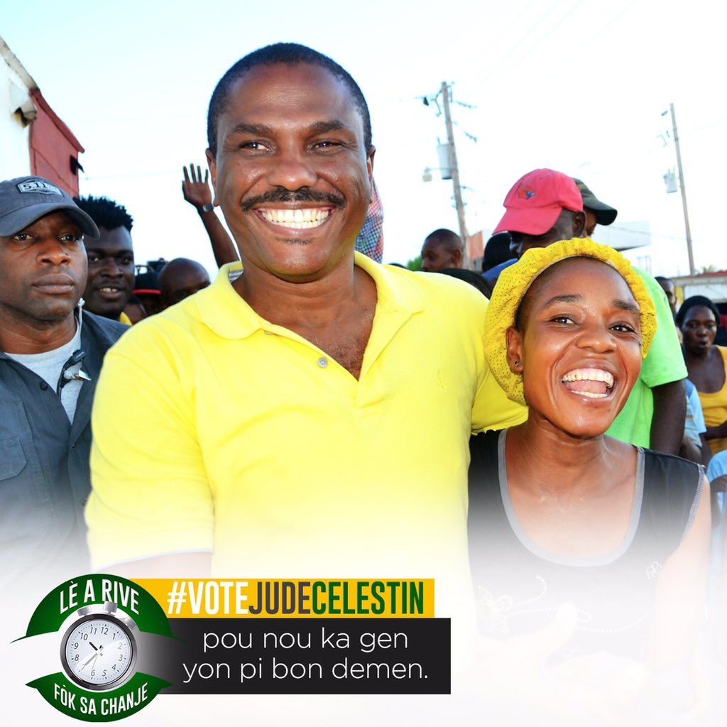 learive_'s tweet photo. Li vle ofri jenès la yon lòt opsyon poul pwogrese, ke leve chita bò lari tout jounen san lespwa pou sa chanje. #voteJudeCelestin #LèARive https://t.co/ij97hdhbgw
