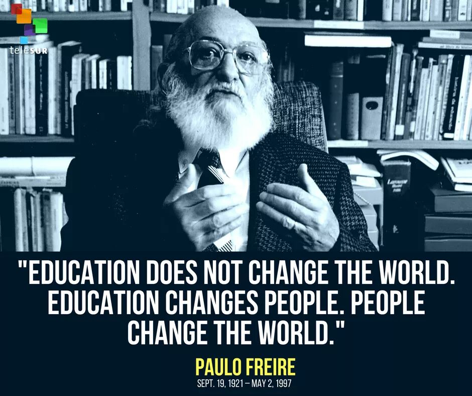 jamescsheedy's tweet photo. Effective education holds the key to so many of the world's problems. #WorldTeachersDay. https://t.co/5ollCNnJyM