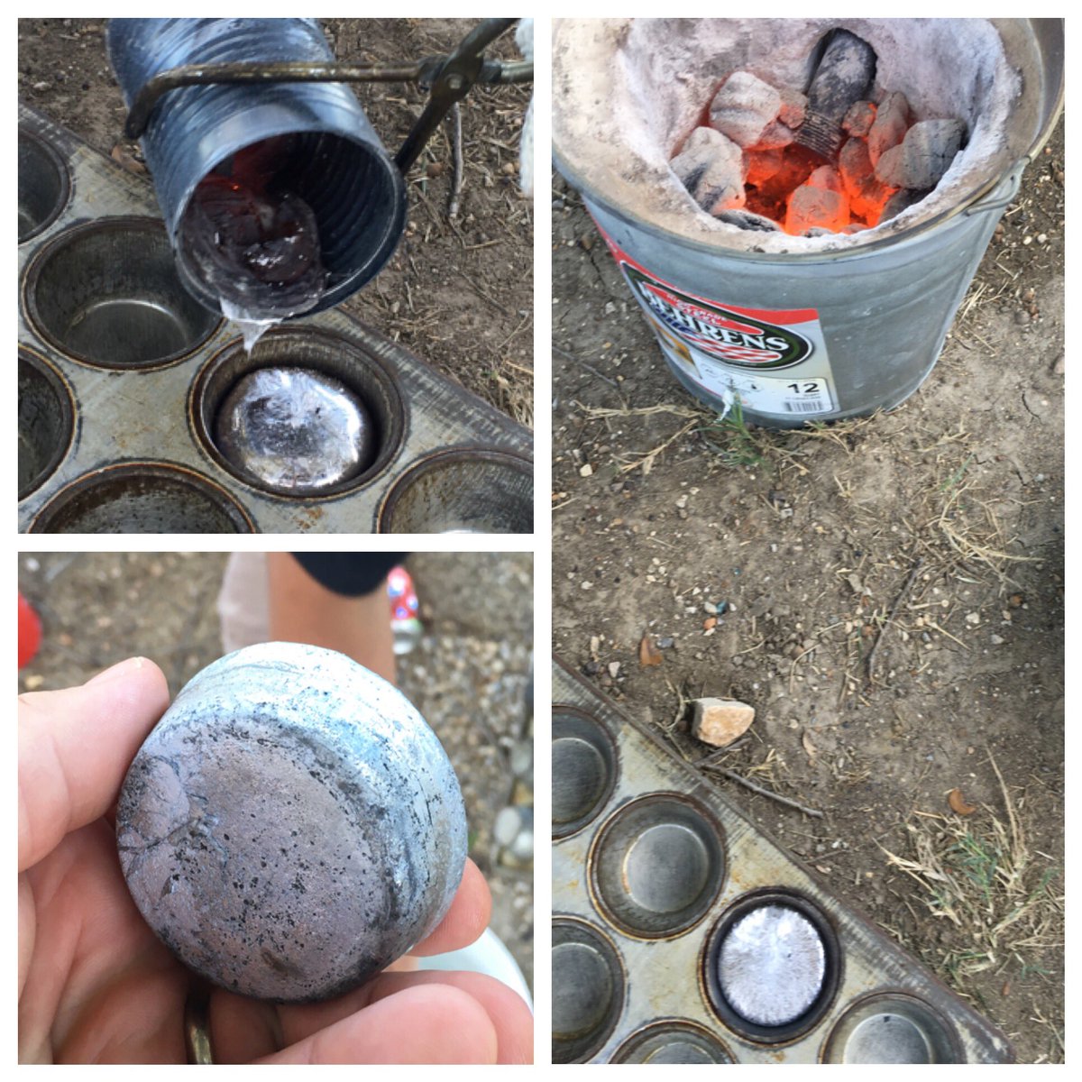 elProfBolster's tweet image. Proof of concept for the @NMHSRobotics team. Finally got our aluminum forge functioning. We can move forward aluminum fabrication.