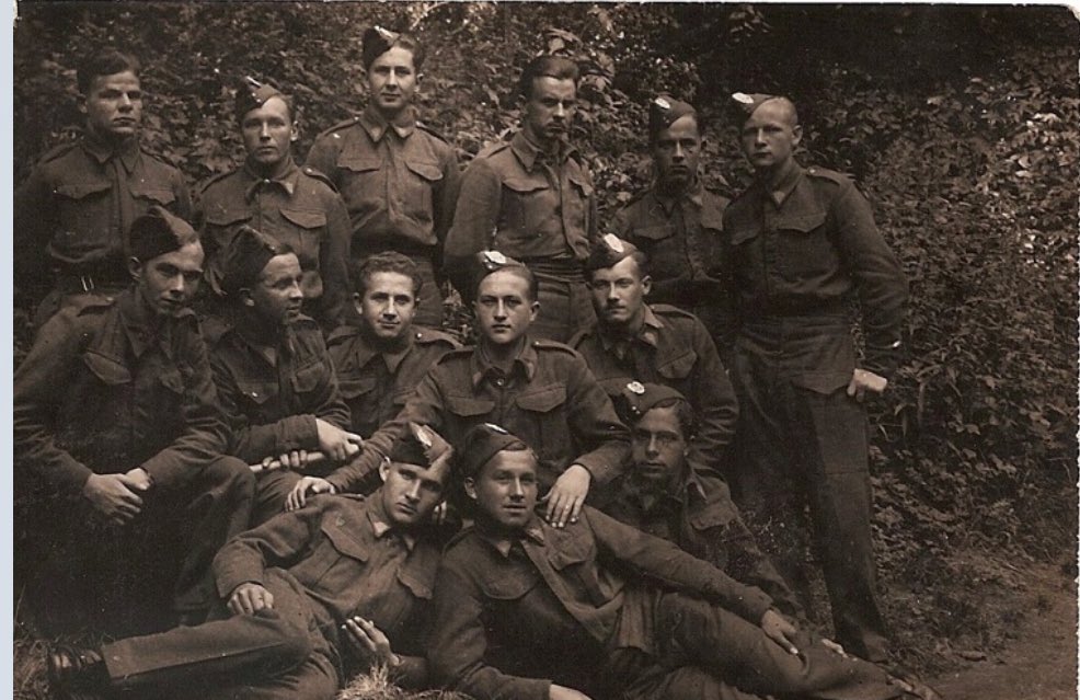 AdamBienkov's tweet photo. While we're naming and shaming foreign workers, here's my grandad and his fellow members of the RAF 305 Squadron. 100% Polish born. https://t.co/UrQPQaZObQ