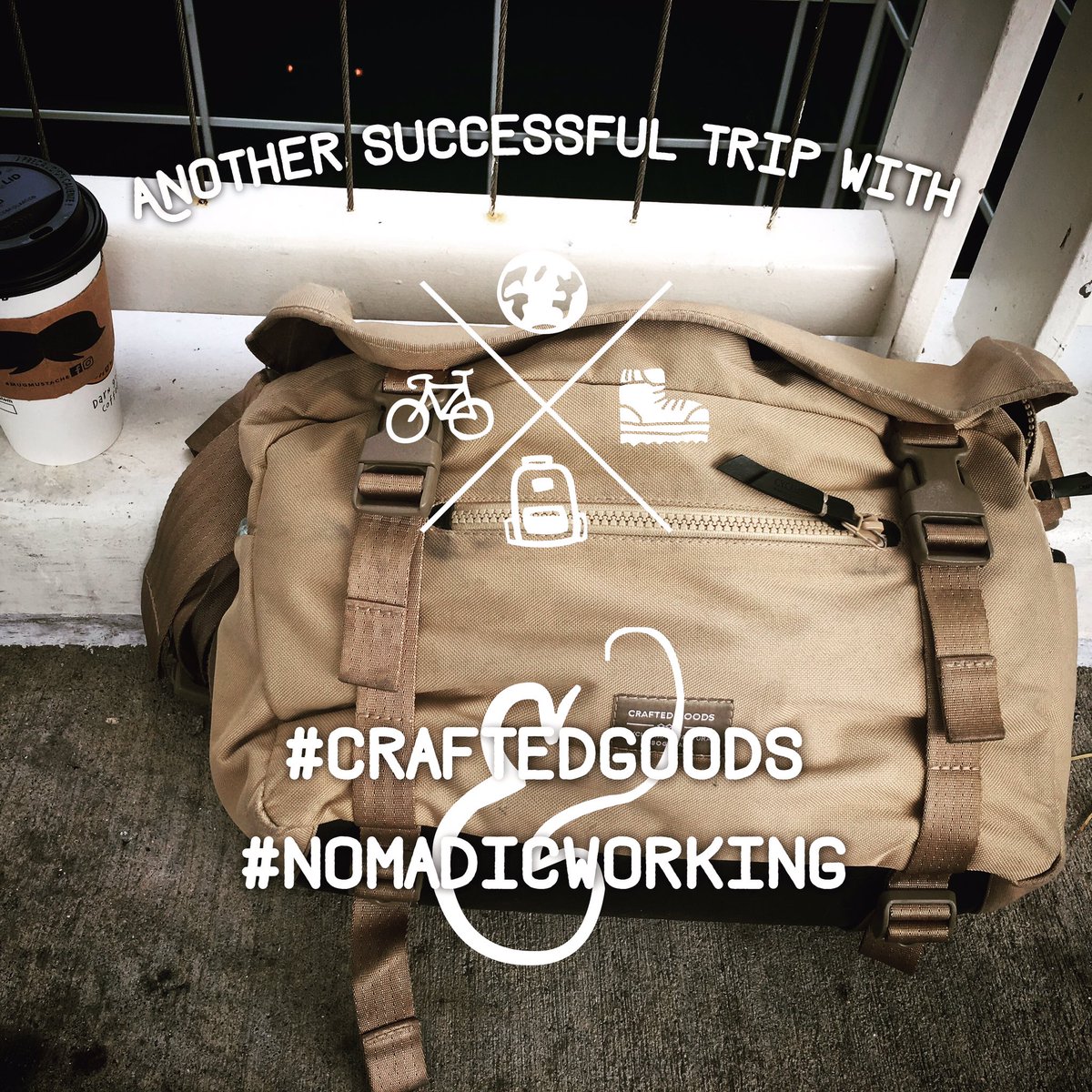 NomadicWorking's tweet photo. Heck yes! One more #NYC trip under the belt with my #craftedgoods #carrerita

#remote https://t.co/MUn6seoACI
