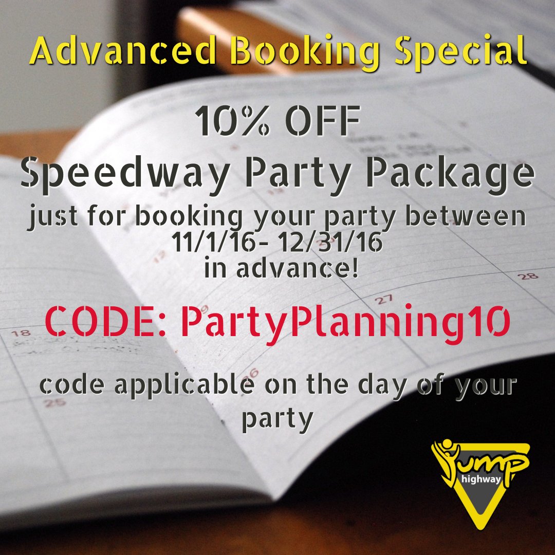 JumpHighwayF's tweet image. Pre-planning has it&apos;s benefits!
#JumpHighway #AdvancedBooking