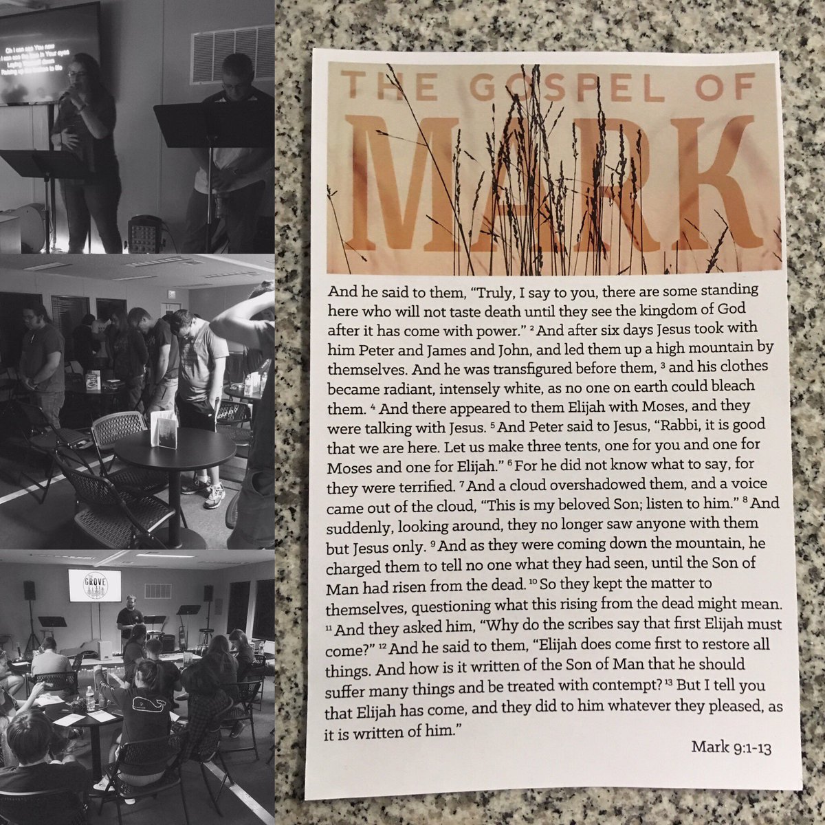 Tonight, <a href="/BurmeisterPeter/">Peter Burmeister</a> shared from Mark 9:1-13 about why we sometimes have an inability to act and what that says about our sin nature.