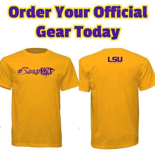 LynneMac3's tweet photo. ....register to win your Free LSU #SavageSZN gear https://t.co/M017t2e0lf