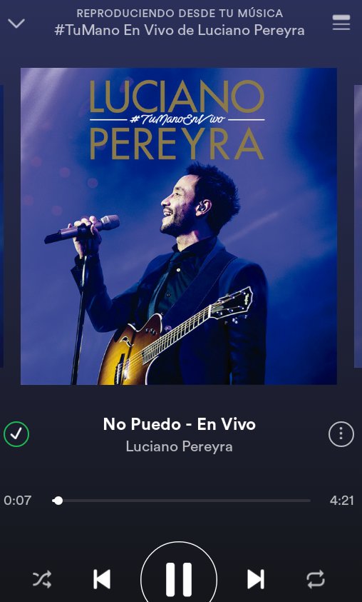 2_dieguito's tweet photo. @LucianoPereyra Escuchandoo #NoPuedo :) #TuManoEnVivo  Saludoss desde Peru Luciano Pereyra!!! Un abrazoo y bendicioness !!! #Lp16 https://t.co/0mfTz6Pihr