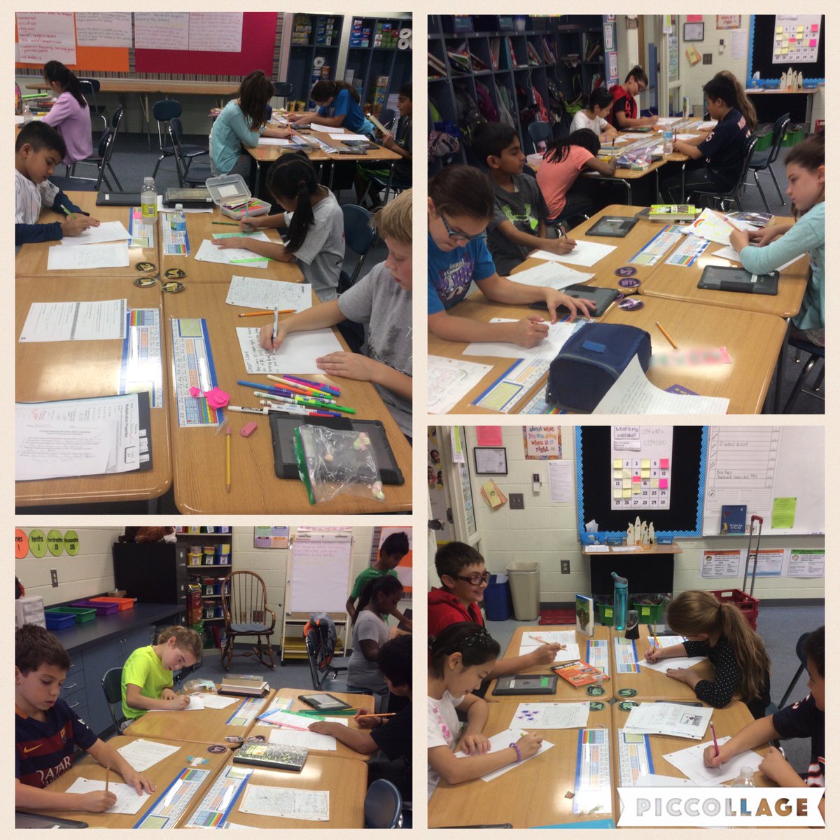 MsWishnew's tweet photo. Writing letters to our 4th grade pen pals in Greenwood, Indiana @ssfcwishnew #inspire96 https://t.co/kkuQPztHHs
