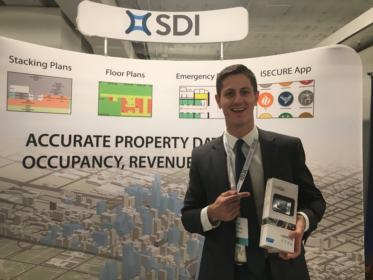 SDIPresence's tweet photo. Only one hour left to meet Dan and enter the @SDIPresence GoPro raffle @BOMAChicago #BCTradeShow! https://t.co/zGnH3UJZ4K