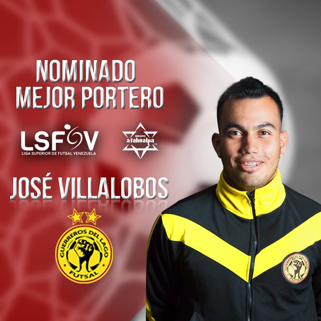 LigaSuperiorFVF's tweet photo. #NominadoSuperior | Nominado a Mejor Portero de la Temporada 2016 -> José Villalobos de #GuerrerosFSC. https://t.co/rbAX6KwJnV