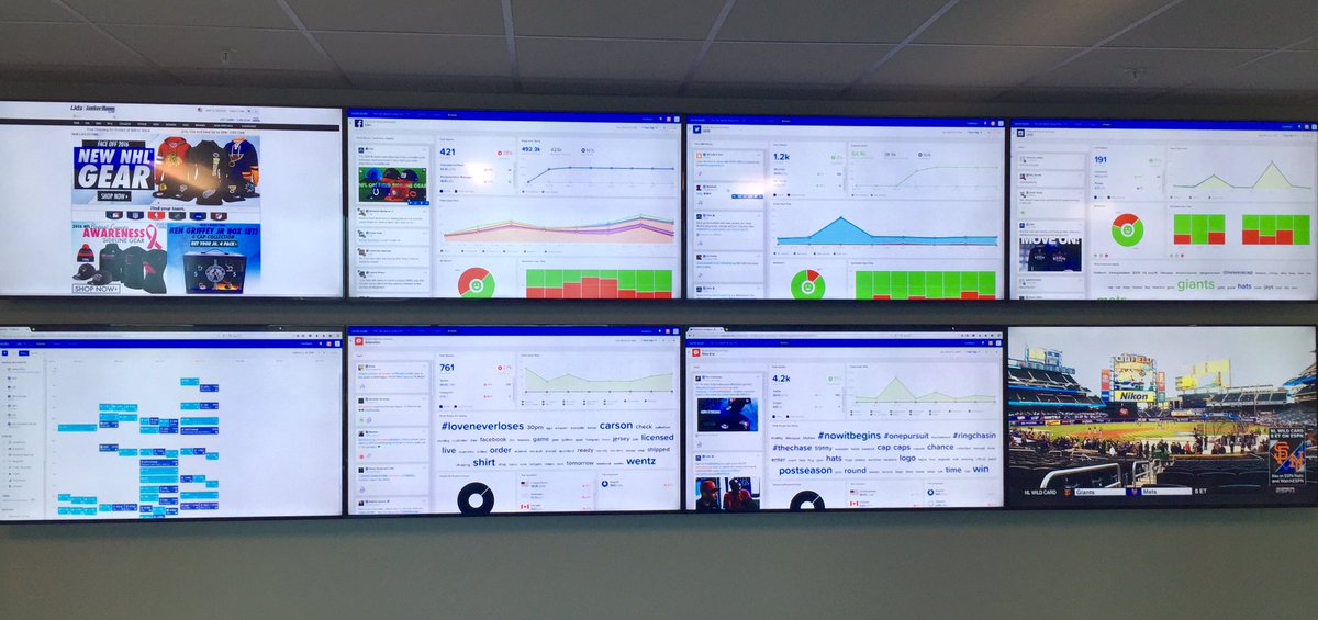 ideacage's tweet photo. Looks fantastic! RT @jimhertzfeld: The Press Box is running: @lids awesome social command center #LidsVision2020 https://t.co/R5Ig1fsQxn