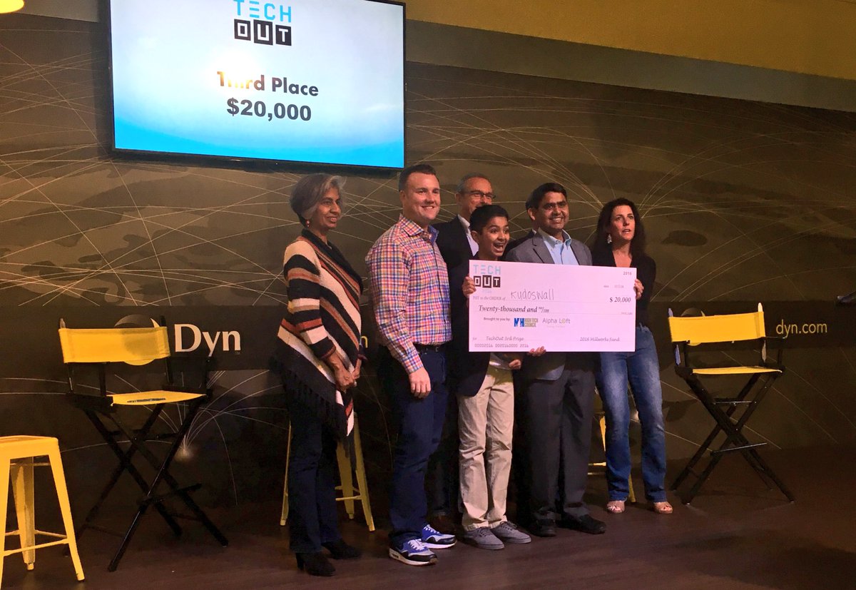 lizesc's tweet image. And our people&apos;s choice winner Kuddos Wall-- @NHHTC  #techout16