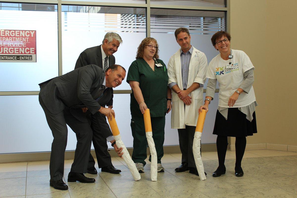 dr_melanson's tweet photo. Great to see #theMonctonHospital butting out &amp; having the property go smoke free. https://t.co/WQ2oHuldpL
