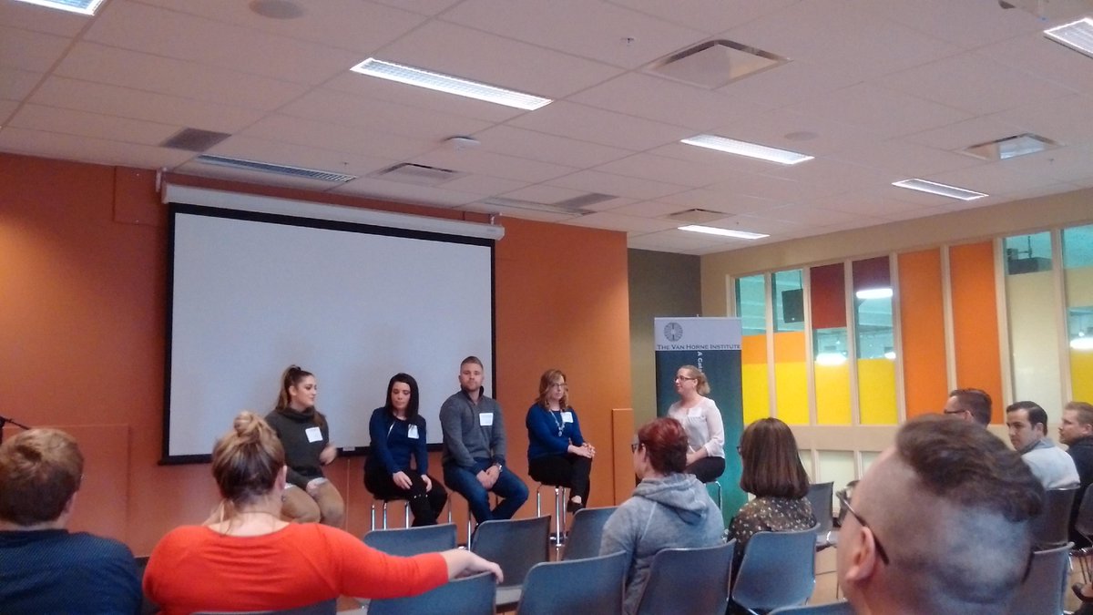 Van_Horne's tweet image. @LinkingUpYYC @sait @SAIT_Business Great session about #youth in #supplychain #yyc #transportation