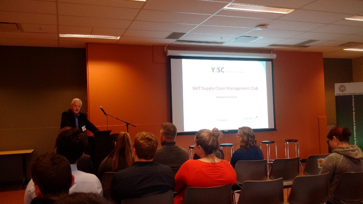 Van_Horne's tweet image. @LinkingUpYYC @sait @SAIT_Business Great session about #youth in #supplychain #yyc #transportation