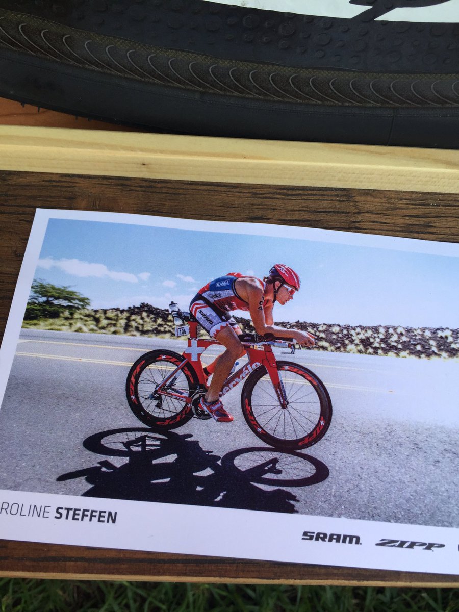 ZippSpeed's tweet photo. Stop by the #IMKona Zipp &amp; @SRAMroad booth 3pm island time for @Caroline_Xena autograph season. Yep, we've got trading cards. #discdisc https://t.co/II10dvJD8Y