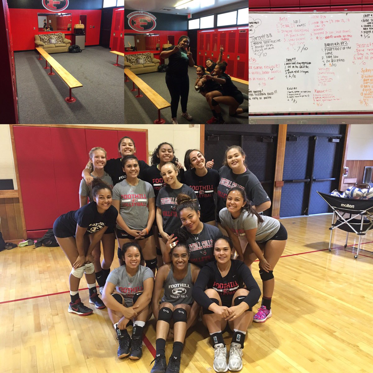 All things Foothill! New team room, whiteboard, and team! Love the Owls! Come support tonight at 6:30 vs. Mission!